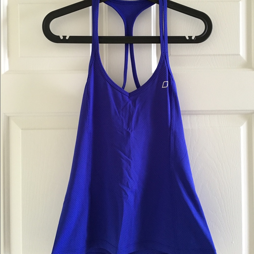 LORNA JANE AUBREY EXCEL MESH TANK - MAGNETIC BLUE